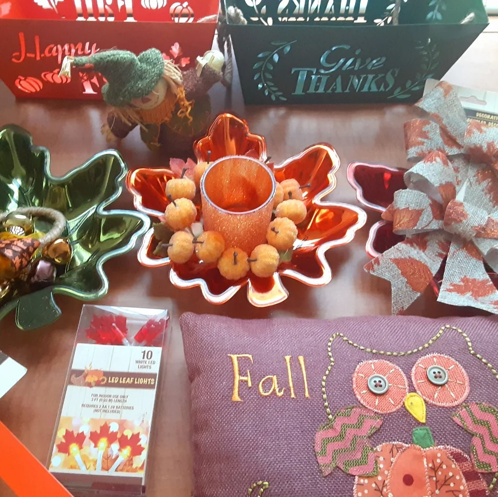 Fall Decoration Accent Bundle 13 Piece